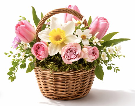 Springtime Sweetheart Basket