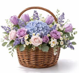 Lavender Fields Basket
