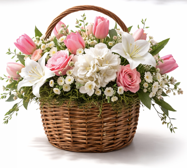 Petal & Pearl Basket