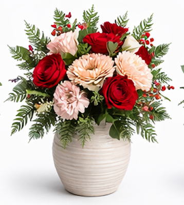 Blush & Pine Arrangement
